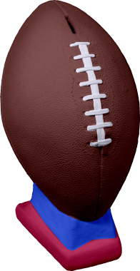 football piggy bank