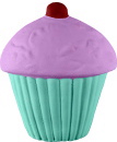 Cupcake Plaster Plaque