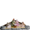 Nativity Plaster Candleholder