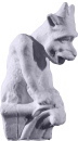 Notre Dame Gargoyle Plaster Statue