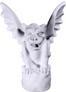 Mini Batwing Gargoyle Plaster Statue