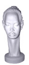 African Lady Bust Plaster Statue