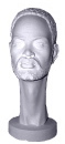 African Man Bust Plaster Statue