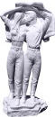 Young Love Plaster Statue