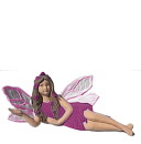 Fairy resting Statue