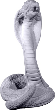 Cobra Plaster Statue Large