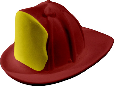 Fireman Hat Plaster Statue