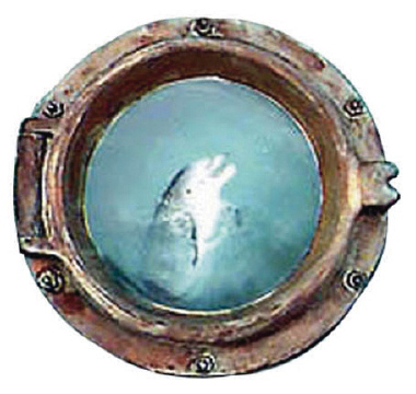 Porthole Plaster Picture Frame Small