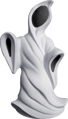 resin ghost statue