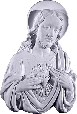 Sacred Heart Plaster Plaque A