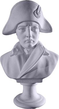 Napoleon Bust Plaster Statue